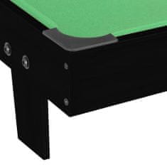 Greatstore Mini kulečníkový stůl 92 x 52 x 19 cm černý a zelený