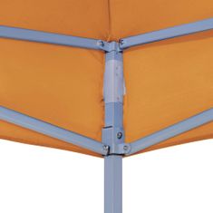 Vidaxl Střecha k party stanu 3 x 3 m oranžová 270 g/m2