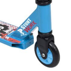 Vidaxl Freestyle koloběžka s hliníkovými řídítky modrá