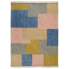 Vidaxl Ručně tkaný koberec Kilim bavlna 120 x 180 cm potisk barevný