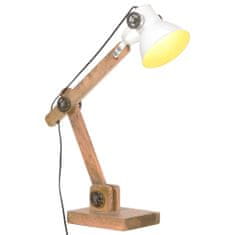 Vidaxl Industriální stolní lampa bílá kulatá 58 x 18 x 90 cm E27