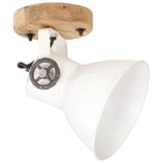 shumee Industriální nástěnné/stropní lampy 2 ks bílé 20 x 25 cm E27