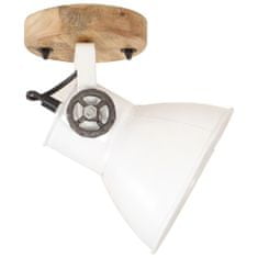 shumee Industriální nástěnné/stropní lampy 2 ks bílé 20 x 25 cm E27
