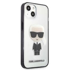 Karl Lagerfeld KLHCP13SHIKCK hard silikonové pouzdro iPhone 13 Mini 5.4" transparent Ikonik Karl