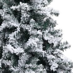 Greatstore Umělý vánoční stromek zasněžený zelený 120 cm PVC