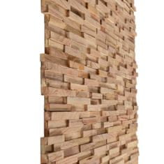 Vidaxl Nástěnné obkladové panely 10 ks 1,08 m2 masivní teakové dřevo