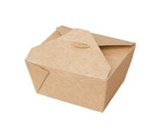 ECO krabičky Bio papírový menu box na jídlo hnědý 750 ml, 450ks