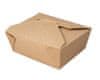 ECO krabičky Bio papírový menu box na jídlo hnědý 1800 ml, 200ks