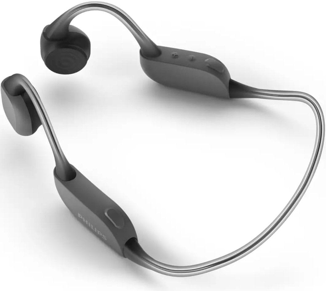  moderne Philips TAA6606 bežične slušalice, Bluetooth tehnologija, mikrofoni za telefoniranje bez ruku, udobne za nošenje, 9 h Li-Pol baterija, otporne na vodu i znoj, odličan zvuk, dinamički pretvarači, ploča s gumbima 