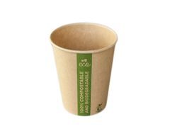 ECO cups Bio papírový kelímek na horký nápoj ECO CUP hnědý 150 ml (6 oz), 500ks