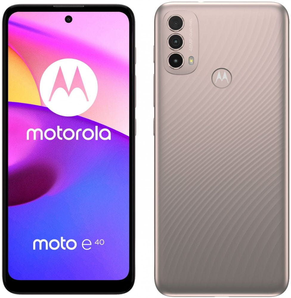 Motorola Moto E40, 4GB/64GB, Pink Clay