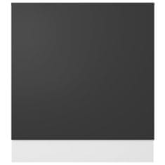 Greatstore Panel na myčku šedý 59,5 x 3 x 67 cm dřevotříska