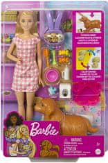Barbie Novorozená štěňátka HCK75