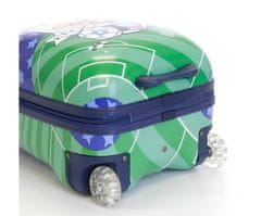 T-class® Dětský kufr s batohem 3471 (fotbal-modrozelená)