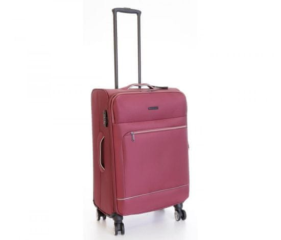 T-class® Cestovní kufr CTS 0010, vínová, L