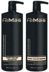 FeMmas Šampon a maska na barvené vlasy 2 x 1000ml 