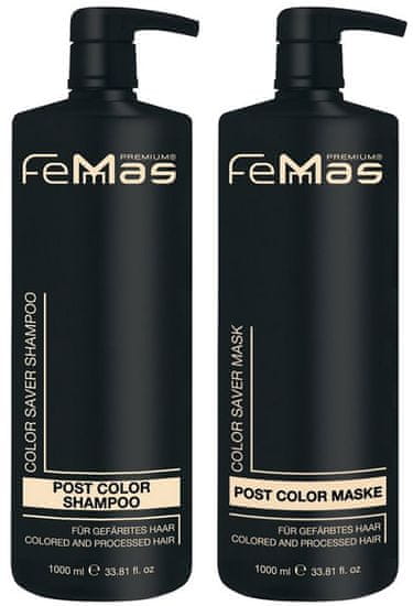 FeMmas Šampon a maska na barvené vlasy 2 x 1000ml