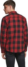 Jack&Jones Pánská košile JJEGINGHAM Slim Fit 12181602 Brick Red (Velikost L)