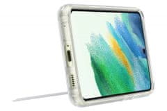 Samsung S21 FE Průhledný zadní kryt se stojánkem EF-JG990CTEGWW, průhledná