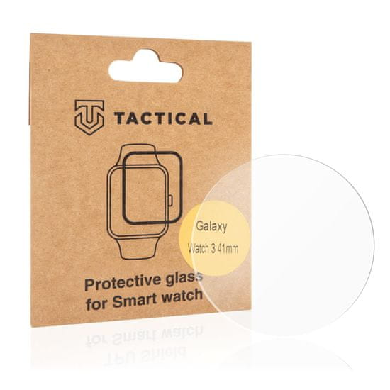 Tactical 2.5D Hodinky/Sklo pre Samsung Galaxy Watch 3 41mm - Transparentní KP8553