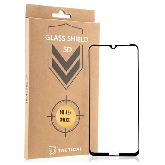 Tactical Glass Shield 5D sklo pro Nokia 2.4 - Černá KP8422