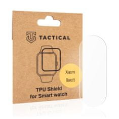 Tactical TPU Folia/Hodinky pre Xiaomi Mi Band 5 - Transparentní KP8546