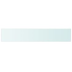 Vidaxl Policová deska sklo čiré 110x20 cm