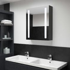 Greatstore LED koupelnová zrcadlová skříňka 50 x 13 x 70 cm