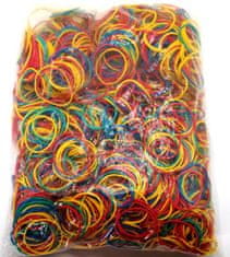 CBPAP Kancelářské gumičky 38mm 1kg mix barev