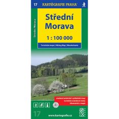 (17) - Střední Morava (turistická mapa) - Neuvedeno