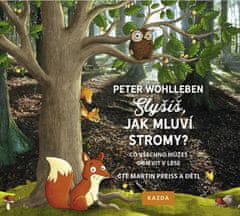 Peter Wohlleben: Slyšíš, jak mluví stromy - Co všechno můžeš objevit v lese - CDmp3 (Čte Martin Preiss a děti)