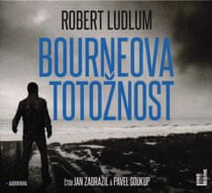 Robert Ludlum: Bourneova totožnost - 2 CDmp3 (Čte Jan Zadražil a Pavel Soukup)