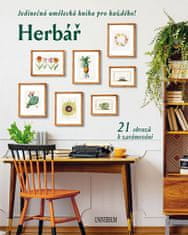 autorů kolektiv: Herbář: Jedinečná umělecká kniha pro každého! 21 obrazů k zarámování