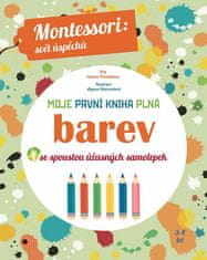 Chiara Piroddiová: Moje první kniha plná barev se spoustou úžasných samolepek (Montessori: Svět úspěchů)