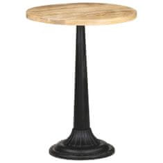 Vidaxl Balkonový stolek Ø 60 x 76 cm hrubé mangovníkové dřevo