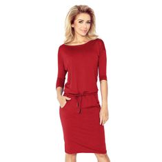 Numoco dámské šaty 13-66 červená