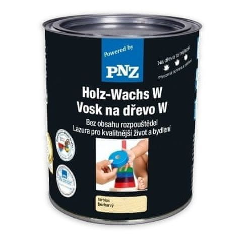 PNZ Vosk na dřevo W 0,75 l - 8 odstínů, přírodní tekutý vosk na ochranu dřeva