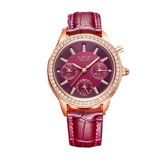 Lige Elegantní dámské hodinky 9812-3 s klasickým designem + bonusový dárek ZDARMA - Luxusní styl!