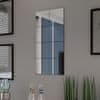 vidaXL Frameless Mirror Tiles Glass, 8 ks, 20,5 cm
