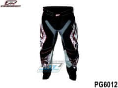 Progrip Kalhoty motokros PROGRIP 6012 TOP LINE RINGS - černo-bílé - velikost 36 PG6012-RI-36