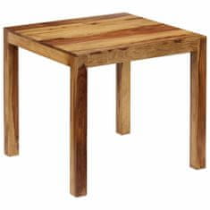 Vidaxl Jídelní stůl z masivního sheeshamového dřeva 82 x 80 x 76 cm
