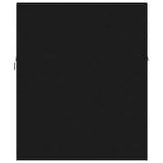 Greatstore Skříňka pod umyvadlo černá 90 x 38,5 x 46 cm dřevotříska