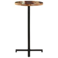 Vidaxl Bistro stolek kulatý Ø 60 x 110 cm masivní recyklované dřevo