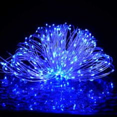 Vidaxl Světelný řetěz s mikro LED 40 m 400 LED modrý 8 funkcí