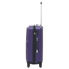 shumee Sada skořepinových kufrů na kolečkách 3 ks fialová ABS