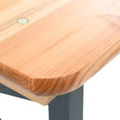Greatstore Skládací pivní stůl 169 x 50 x 75/105 cm borové dřevo