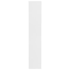 Greatstore Botník bílý 54 x 34 x 183 cm dřevotříska