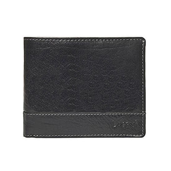 Lagen Pánská kožená peněženka V-76/T Black