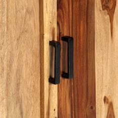 Greatstore Komoda 100 x 40 x 175 masivní sheeshamové dřevo