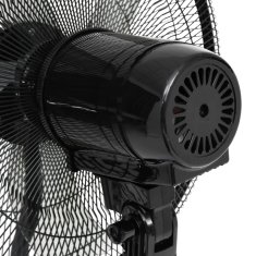 Greatstore Stojanový mlhový ventilátor s dálkovým ovládáním černý a bílý